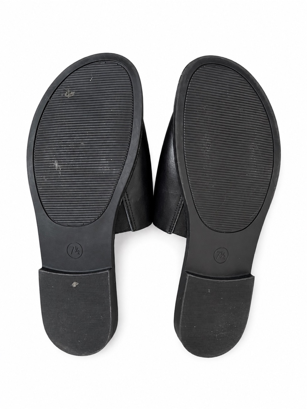 Universal Thread Women’s Slide Sandals Black Minimalist Comfort Slip On Size 7.5 - Picture 2 of 2